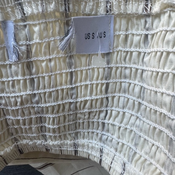 NWOT Petal & Pup Cream Thin Strap Maxi Dress - Picture 8 of 8